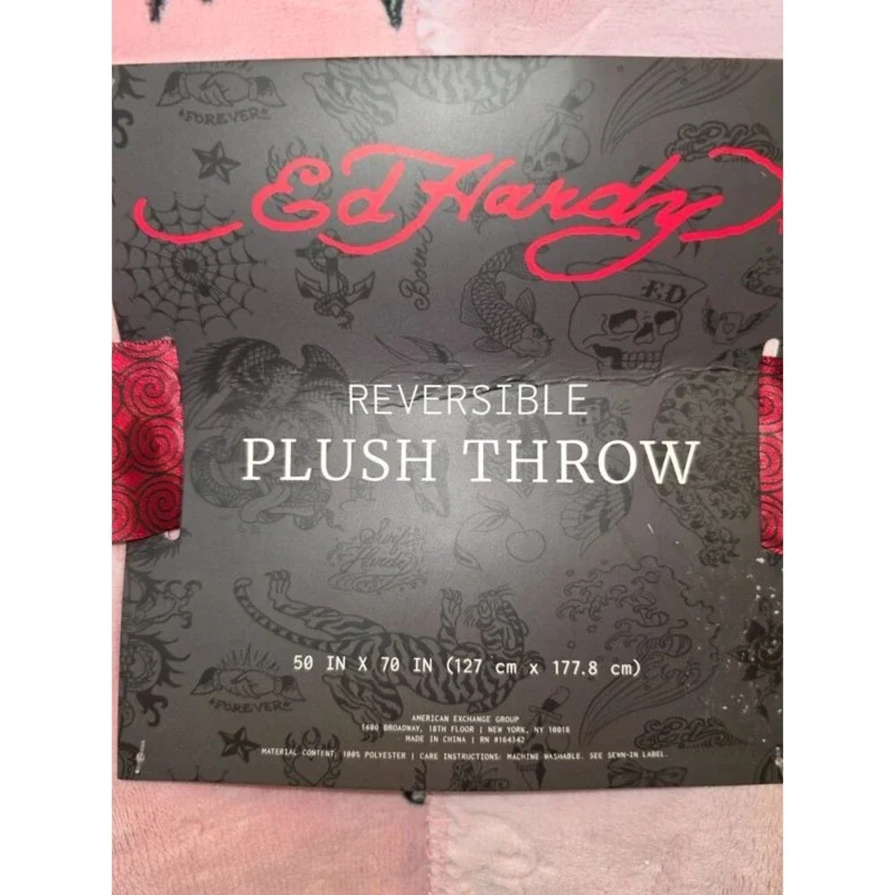 Ed Hardy Throw Blanket